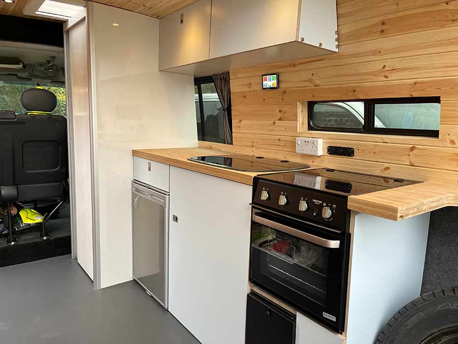 Chelmer Valley Campers kitchen